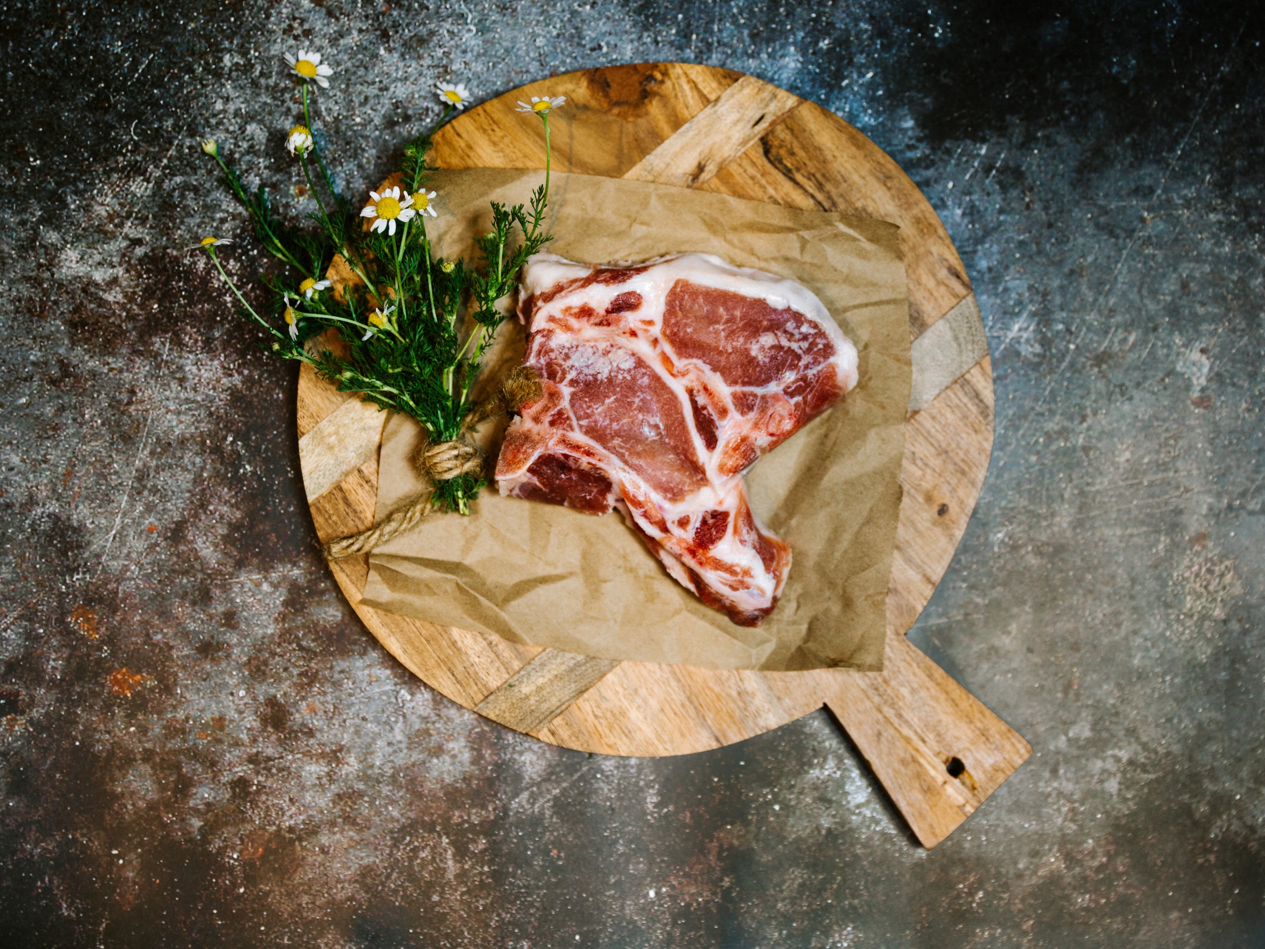 mangalitsa pork chops Stone Arch Farm